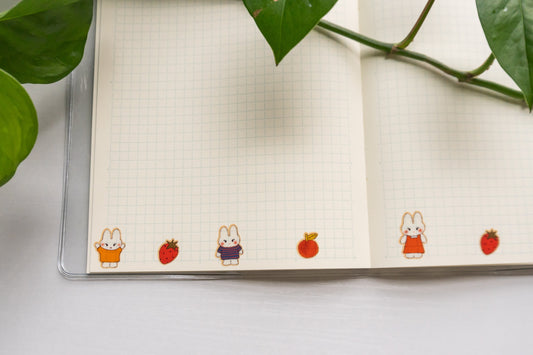 Little bunnies sticker sheet