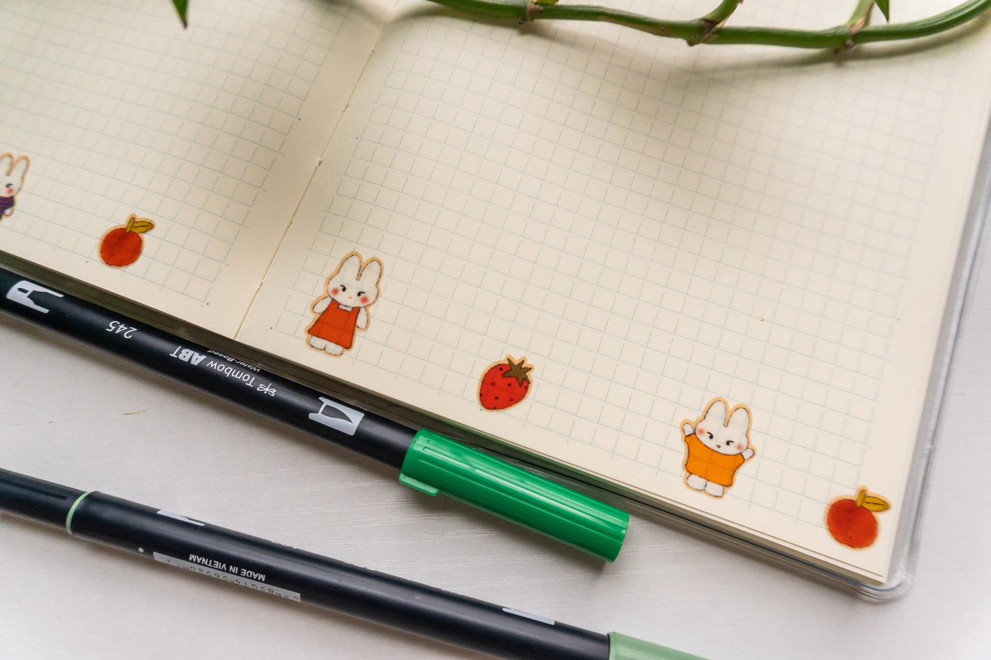 Little bunnies sticker sheet