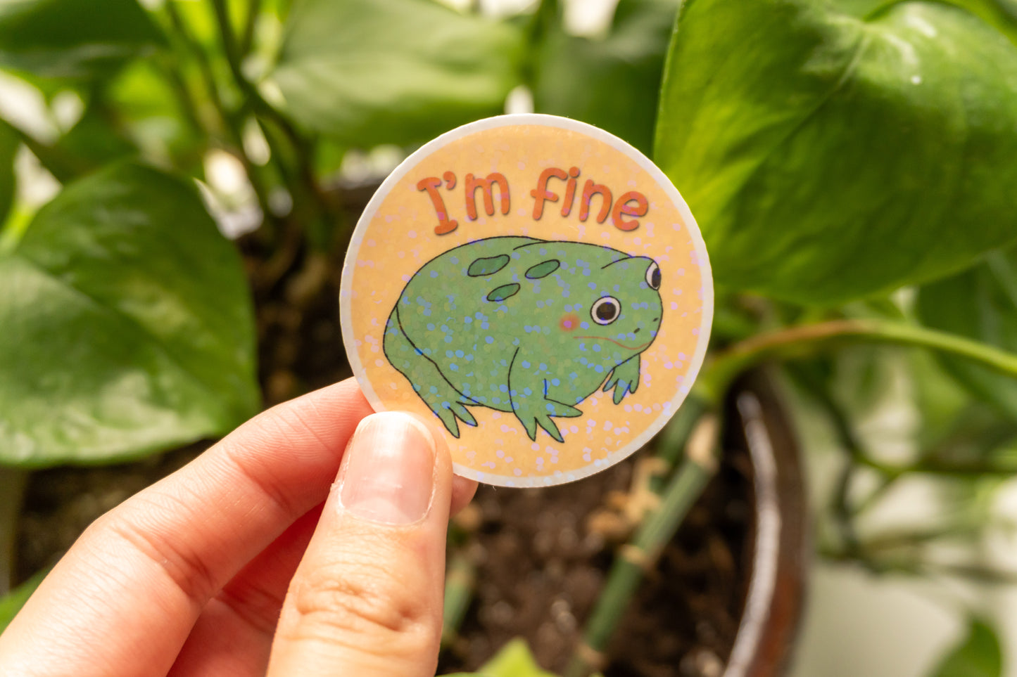 I'm fine froggy