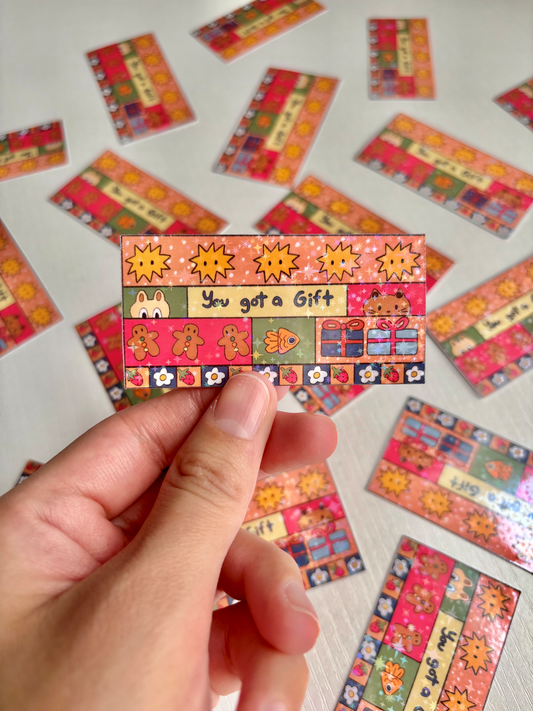 You got a Gift Sticker 🎁💗