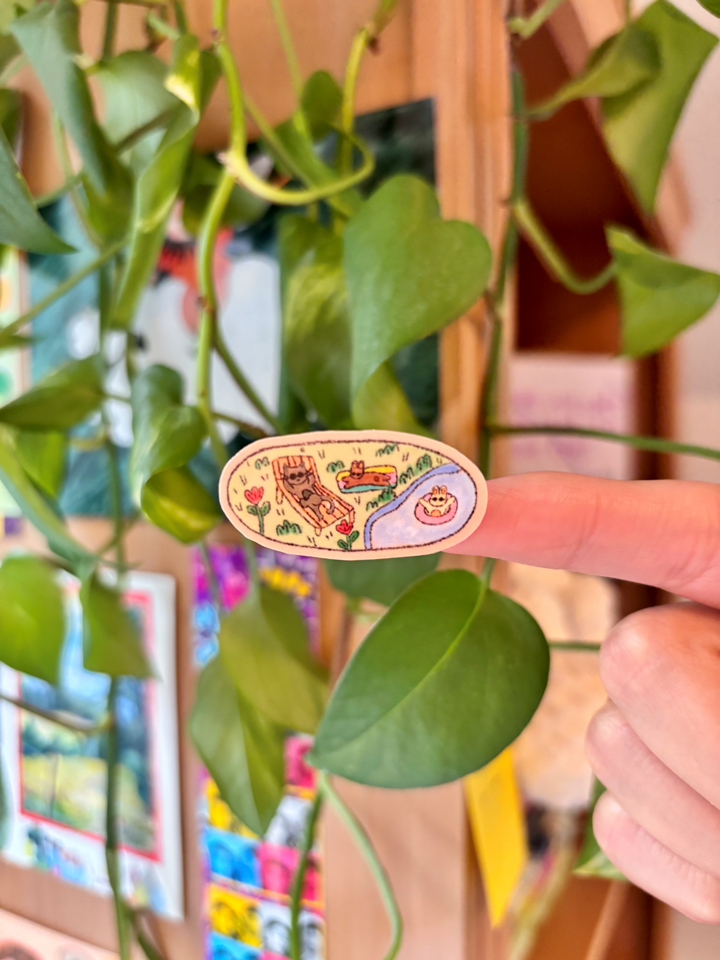 Cozy Activities Sticker Sheet